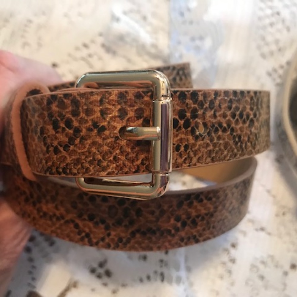 Leather Snake Belt